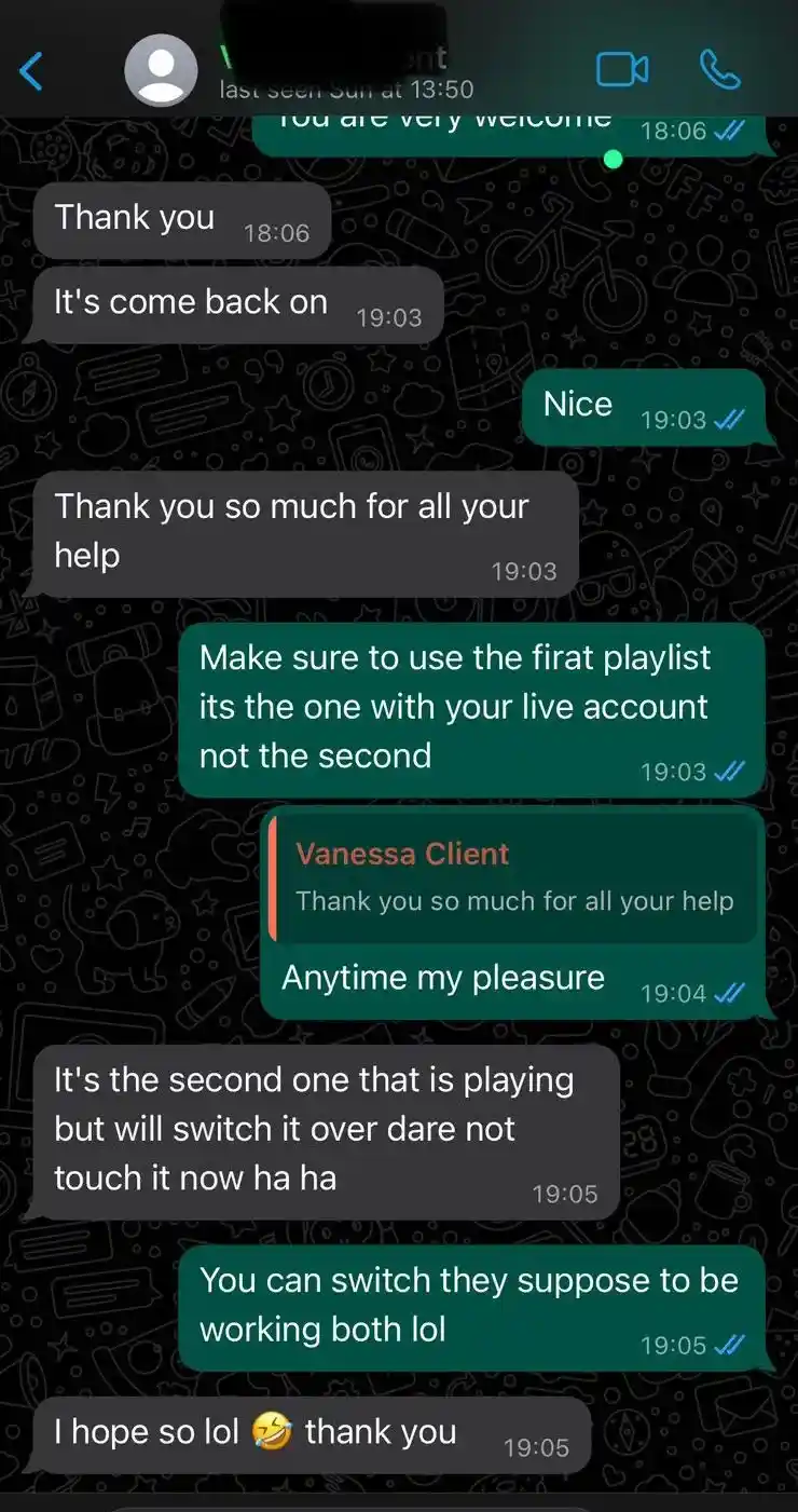 IPTV happy customer 2